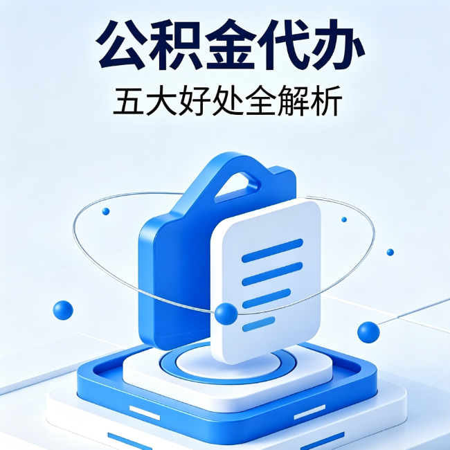 苏州公积金代办到底值不值?这5大好处让你少走弯路